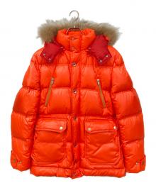 MONSIEUR NICOLE（ムッシュニコル）の古着「ダウンジャケット」｜オレンジ