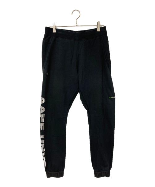 Aape BY A BATHING APE（エーエイプ バイ アベイシングエイプ）Aape BY A BATHING APE (エーエイプ バイ アベイシングエイプ) スウェットパンツ ブラック サイズ:Lの古着・服飾アイテム