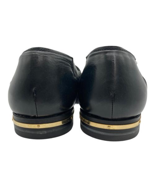 GIANNI VERSACE（ジャンニ・ヴェルサーチ）GIANNI VERSACE (ジャンニ・ヴェルサーチ) ローファー ブラック サイズ:26cmの古着・服飾アイテム