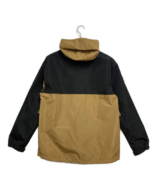 COCOLOBLAND（ココロブランド）COCOLOBLAND (ココロブランド) スイッチングシェルパーカー ブラック×ベージュ サイズ:XLの古着・服飾アイテム