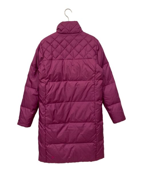 DESCENTE（デサント）DESCENTE (デサント) ロングダウンコート ピンク サイズ:Lの古着・服飾アイテム