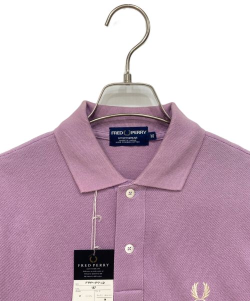FRED PERRY（フレッドペリー）FRED PERRY (フレッドペリー) 半袖ポロシャツ バイオレット サイズ:Mサイズ 未使用品の古着・服飾アイテム