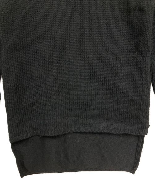 COMME des GARCONS SHIRT（コムデギャルソンシャツ）COMME des GARCONS SHIRT (コムデギャルソンシャツ) ニット ブラック サイズ:Sの古着・服飾アイテム