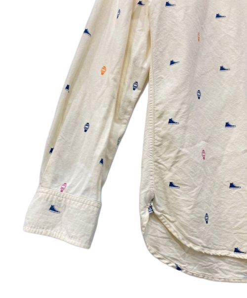 MITSUMINE（ミツミネ）MITSUMINE (ミツミネ) ロングスリーブシャツ イエロー サイズ:Lの古着・服飾アイテム