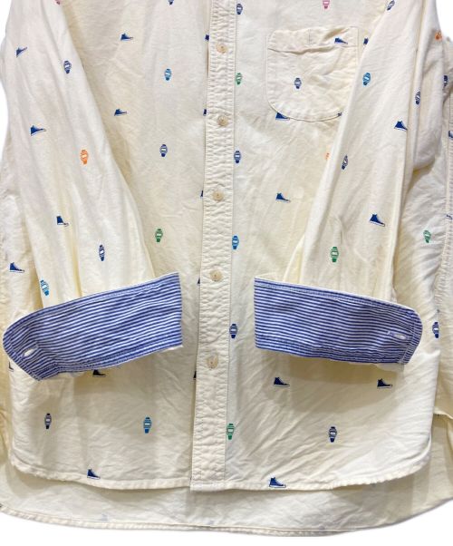 MITSUMINE（ミツミネ）MITSUMINE (ミツミネ) ロングスリーブシャツ イエロー サイズ:Lの古着・服飾アイテム