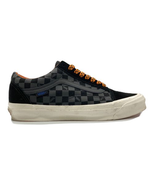 VANS（ヴァンズ）VANS (バンズ) PORTER (ポーター) ローカットスニーカー ブラック×オレンジ サイズ:28の古着・服飾アイテム