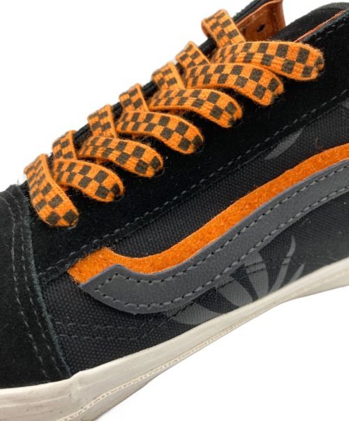 VANS（ヴァンズ）VANS (バンズ) PORTER (ポーター) ローカットスニーカー ブラック×オレンジ サイズ:28の古着・服飾アイテム