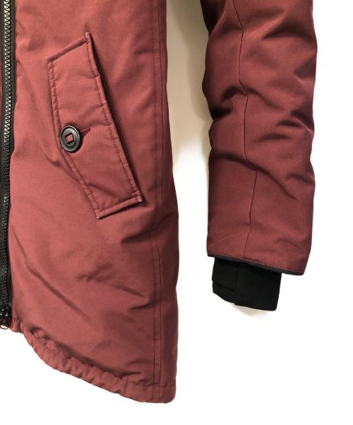 CANADA GOOSE（カナダグース）CANADA GOOSE (カナダグース) ROSEMONT PARKA ボルドー×ブラック サイズ:Mの古着・服飾アイテム