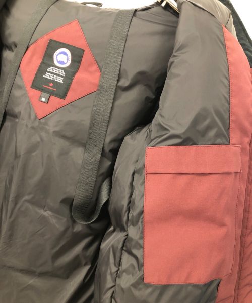 CANADA GOOSE（カナダグース）CANADA GOOSE (カナダグース) ROSEMONT PARKA ボルドー×ブラック サイズ:Mの古着・服飾アイテム