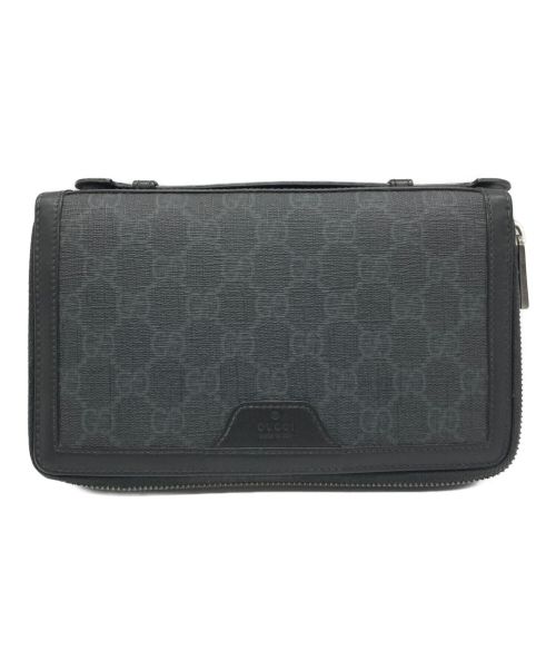 GUCCI（グッチ）GUCCI (グッチ) トラベルケース ブラックの古着・服飾アイテム