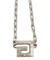 中古・古着 GIVENCHY (ジバンシィ) ロゴネックレス シルバー：3000円