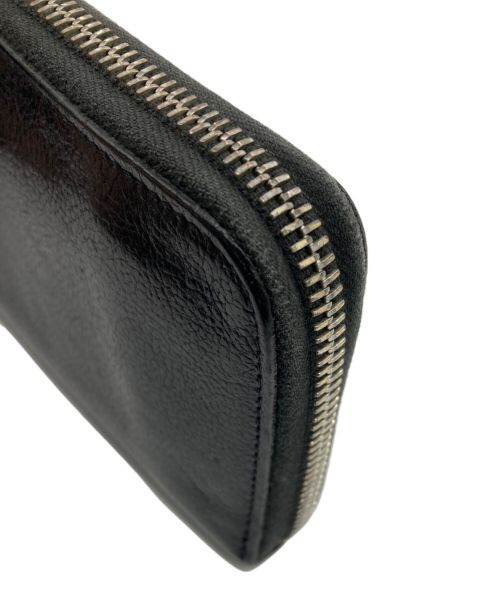 IL BISONTE（イル ビゾンテ）IL BISONTE (イル ビゾンテ) L字ファスナー長財布 ブラックの古着・服飾アイテム
