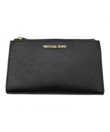 MICHAEL KORS（マイケル・コース）の古着「2つ折り財布」｜ブラック