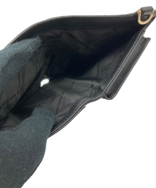 MICHAEL KORS（マイケル・コース）MICHAEL KORS (マイケルコース) 2つ折り財布 ブラックの古着・服飾アイテム