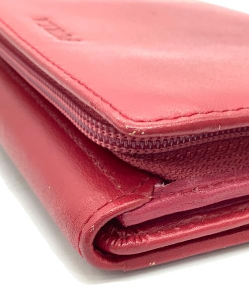 FURLA（フルラ）FURLA (フルラ) 3つ折り財布 レッドの古着・服飾アイテム