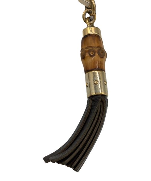 GUCCI（グッチ）GUCCI (グッチ) ラウンドファスナー長財布 ベージュ×ブラウンの古着・服飾アイテム