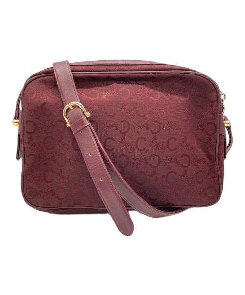 CELINE（セリーヌ）CELINE (セリーヌ) ショルダーバッグ ボルドーの古着・服飾アイテム