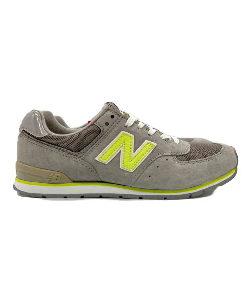 NEW BALANCE（ニューバランス）NEW BALANCE (ニューバランス) スニーカー グレー×イエロー サイズ:25cm 未使用品の古着・服飾アイテム