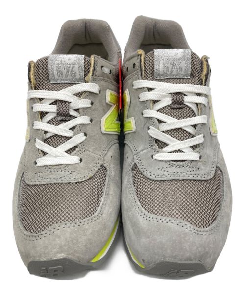 NEW BALANCE（ニューバランス）NEW BALANCE (ニューバランス) スニーカー グレー×イエロー サイズ:25cm 未使用品の古着・服飾アイテム