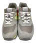 中古・古着 NEW BALANCE (ニューバランス) スニーカー グレー×イエロー サイズ:25cm 未使用品：6000円
