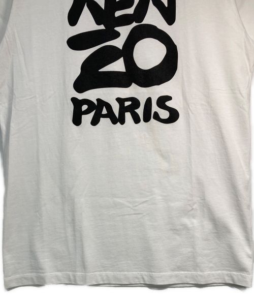 KENZO（ケンゾー）KENZO (ケンゾー) 半袖プリントカットソー ホワイト サイズ:Sサイズの古着・服飾アイテム