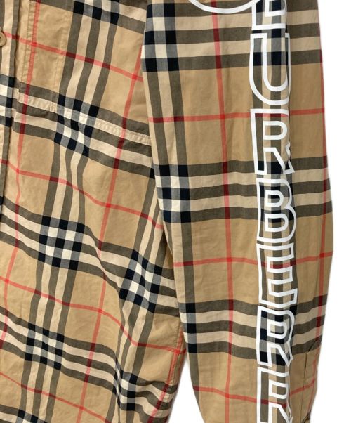 BURBERRY（バーバリー）BURBERRY (バーバリー) 長袖シャツ ベージュ×ブラウン サイズ:Sサイズの古着・服飾アイテム