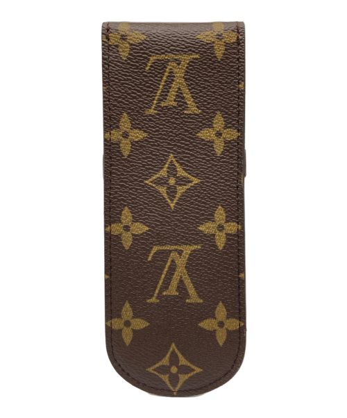 LOUIS VUITTON（ルイ ヴィトン）LOUIS VUITTON (ルイ ヴィトン) エテュイ・スティロ ブラウンの古着・服飾アイテム