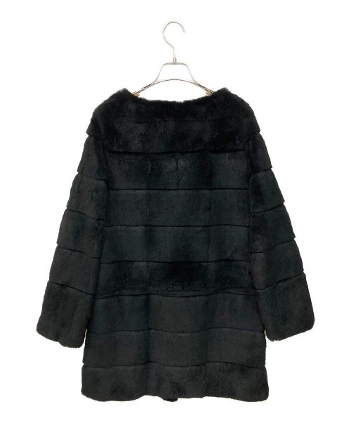 VOLATA（ボラータ）VOLATA (ボラータ) ラビットファーコート ブラック サイズ:-の古着・服飾アイテム