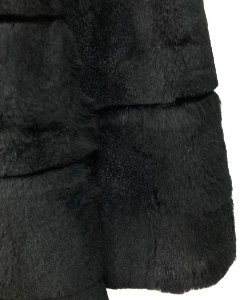 VOLATA（ボラータ）VOLATA (ボラータ) ラビットファーコート ブラック サイズ:-の古着・服飾アイテム
