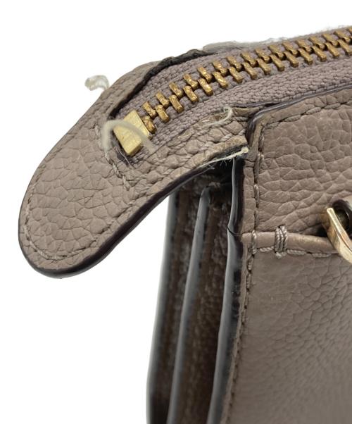 Kate Spade（ケイトスペード）Kate Spade (ケイトスペード) ショルダーウォレット グレーの古着・服飾アイテム