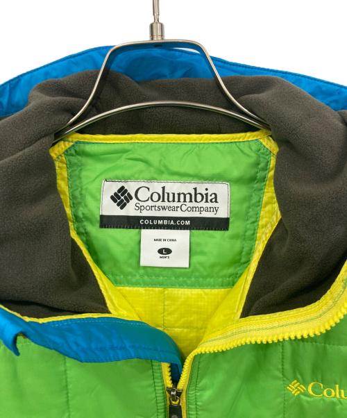Columbia（コロンビア）Columbia (コロンビア) エクスプレスジャケット グリーン×ブルー サイズ:Lサイズ 未使用品の古着・服飾アイテム