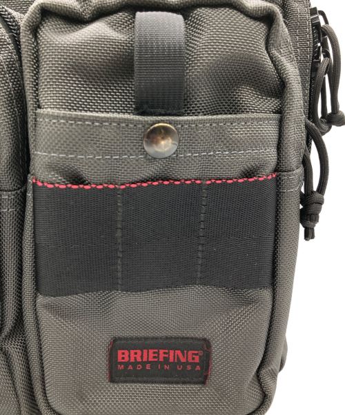 BRIEFING（ブリーフィング）BRIEFING (ブリーフィング) ビジネスバッグ グレー×ブラックの古着・服飾アイテム