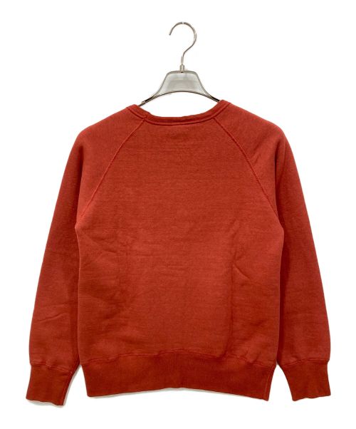 BARNS OUTFITTERS（バーンズアウトフィッターズ）BARNS OUTFITTERS (バーンズアウトフィッターズ) クルーネックスウェット レッド サイズ:0サイズ 未使用品の古着・服飾アイテム