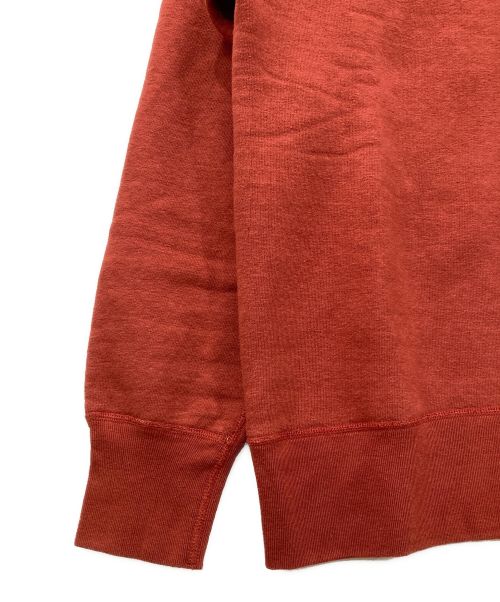 BARNS OUTFITTERS（バーンズアウトフィッターズ）BARNS OUTFITTERS (バーンズアウトフィッターズ) クルーネックスウェット レッド サイズ:0サイズ 未使用品の古着・服飾アイテム