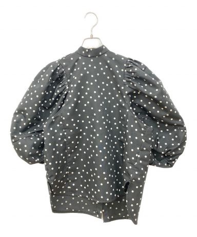 【美品】  aLORS / アロー | Eva ドット パフスリーブ ブラウス シャツ | S-M | ベージュ/ブラック | レディース 1070001424333406_01_4426.jpeg