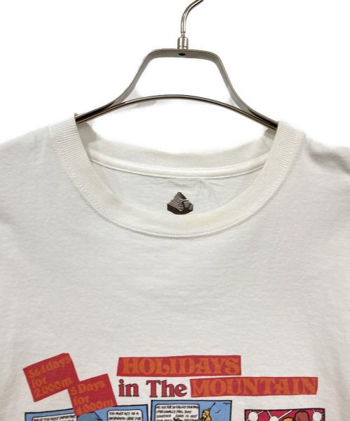 MOUNTAIN RESEARCH（マウンテンリサーチ）MOUNTAIN RESEARCH (マウンテンリサーチ) カットソー ホワイト×レッド サイズ:Lサイズの古着・服飾アイテム