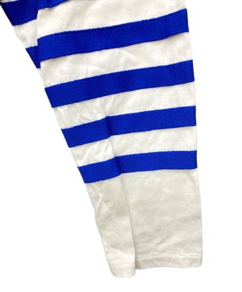 Coohem（コーヘン）Coohem (コーヘン) ボーダーカットソー ブルー×ホワイト サイズ:Mの古着・服飾アイテム