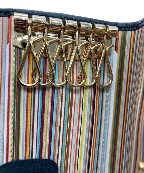 PAUL SMITH（ポールスミス）PAUL SMITH (ポールスミス) キーケース ブラックの古着・服飾アイテム