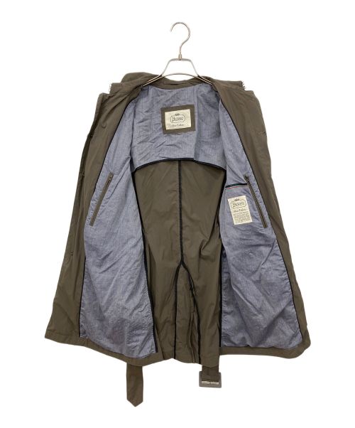 HERNO（ヘルノ）HERNO (ヘルノ) ライトステンカラーコート ブラウン サイズ:SIZE Lの古着・服飾アイテム