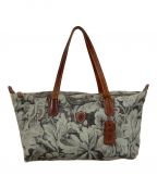 Felisiフェリージ）の古着「トートバッグ」｜グレー×ブラウン