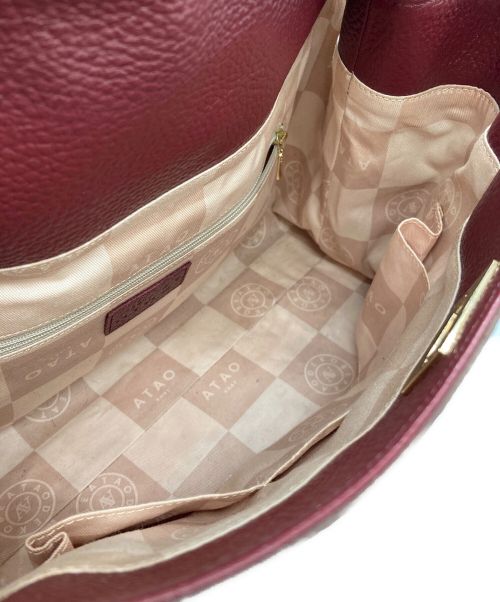 ATAO（アタオ）ATAO (アタオ) 2WAYバッグ ボルドーの古着・服飾アイテム
