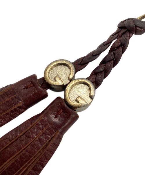 GUCCI（グッチ）GUCCI (グッチ) ラウンドファスナー長財布 ブラウンの古着・服飾アイテム