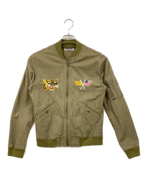 DISCOVERED（ディスカバード）DISCOVERED (ディスカバード) 刺繍ブルゾン カーキ サイズ:Mサイズの古着・服飾アイテム