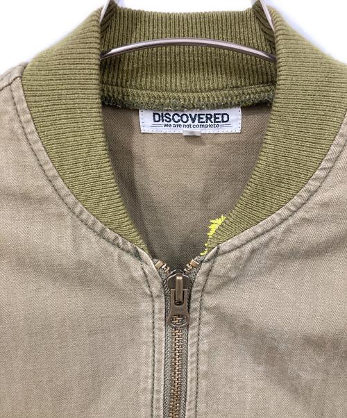 DISCOVERED（ディスカバード）DISCOVERED (ディスカバード) 刺繍ブルゾン カーキ サイズ:Mサイズの古着・服飾アイテム