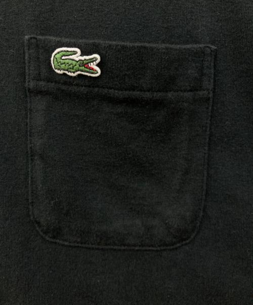 LACOSTE（ラコステ）LACOSTE (ラコステ) ポケットカットソー ブラック×グリーン サイズ:Mの古着・服飾アイテム
