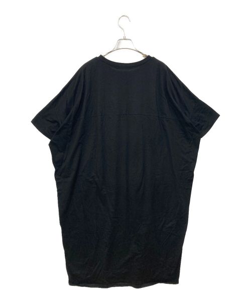 mizuiro-ind（ミズイロインド）mizuiro-ind (ミズイロインド) 半袖コットンワンピース ブラック サイズ:FREEの古着・服飾アイテム