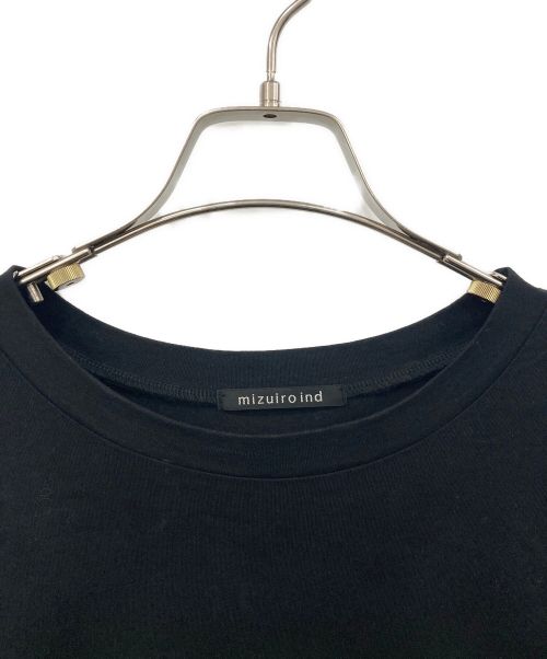 mizuiro-ind（ミズイロインド）mizuiro-ind (ミズイロインド) 半袖コットンワンピース ブラック サイズ:FREEの古着・服飾アイテム