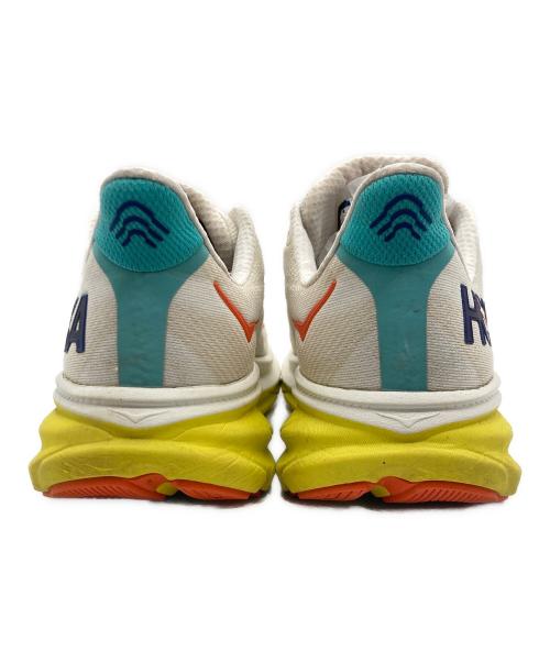 HOKAONEONE（ホカオネオネ）HOKAONEONE (ホカオネオネ) スニーカー ホワイト×イエロー サイズ:27.5cmの古着・服飾アイテム