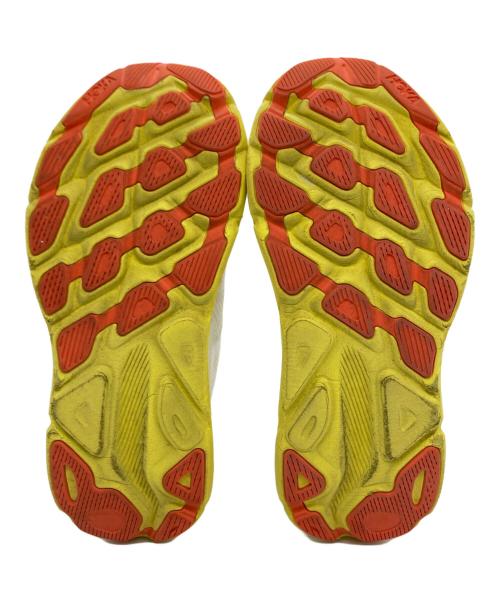 HOKAONEONE（ホカオネオネ）HOKAONEONE (ホカオネオネ) スニーカー ホワイト×イエロー サイズ:27.5cmの古着・服飾アイテム