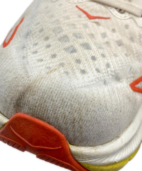 HOKAONEONE（ホカオネオネ）HOKAONEONE (ホカオネオネ) スニーカー ホワイト×イエロー サイズ:27.5cmの古着・服飾アイテム